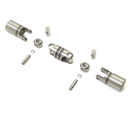 Double U-Joint Kit, Machinable, 0.370 (9.4 Mm) OD, Steel